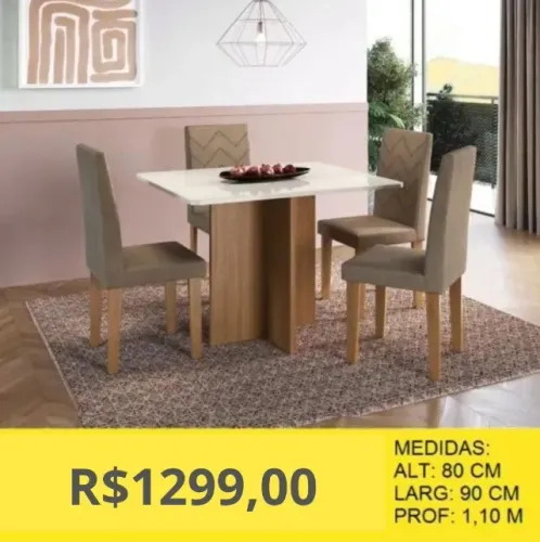 CONJUNTO DE JANTAR A PRONTA-ENTREGA