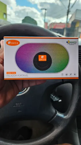 Caixinha de som Bluetooth Onex, com suporte para celular