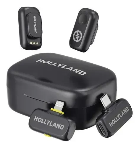 Microfone Hollyland Lark A1 Combo Usb-c e Lightning Lacrado
