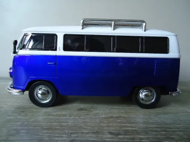 Caixa De Som Portátil Kombi Mp3 Rádio Fm Usb