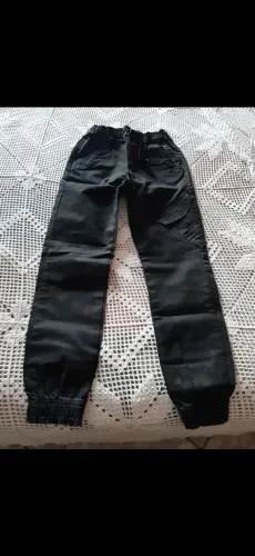 2 e 1 short Calça Jogger Infantil Preta por