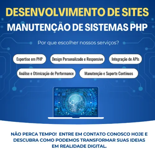 Desenvolvedor de sites e sistemas web