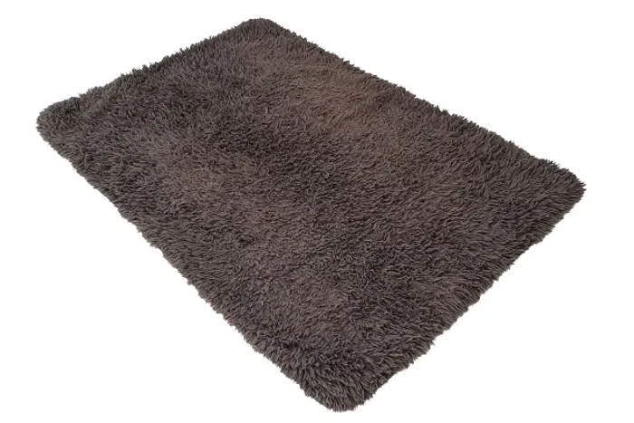 Tapete Tex Felpudo Confortável Cinza Escuro - Sofisticação e Conforto para Seu Ambiente