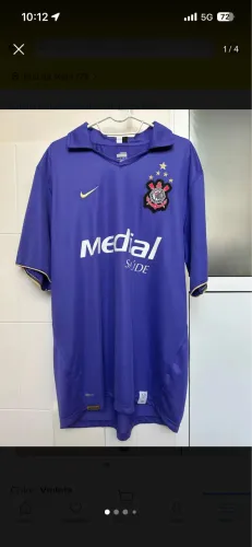 Camisa Roxa do Corinthians 2008 Original 