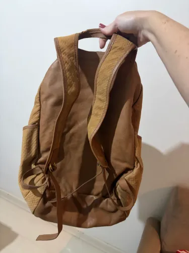 Mochila caramelo via mia