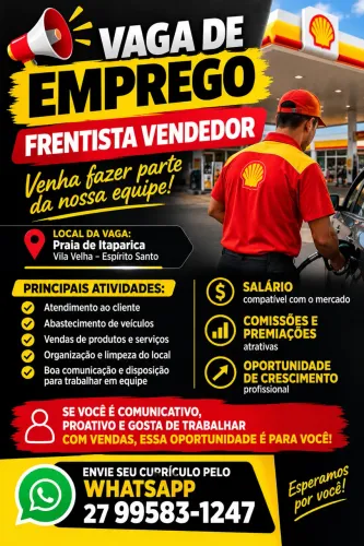 Vaga para frentista 