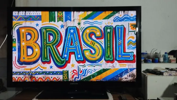 TV Samsung 50 polegadas.