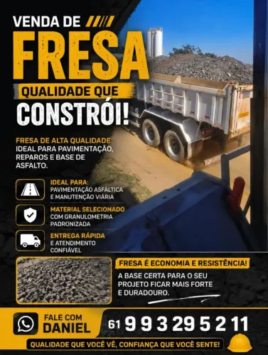 Vendo fresa de asfalto entregamos todo DF e entorno 