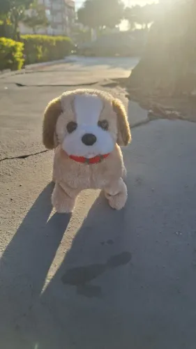 Cachorrinho pelúcia eletrônico