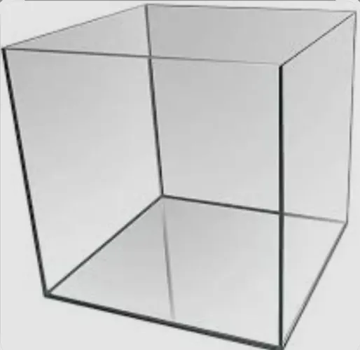 AQUÁRIO CUBO 50X50X50