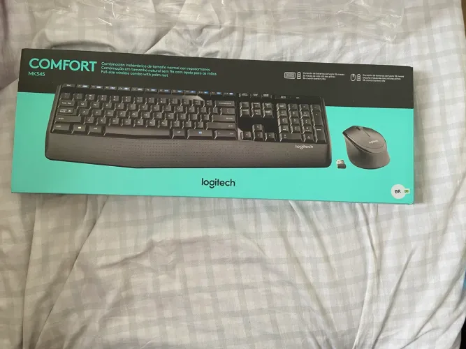 Kit Mouse e Teclado Sem Fio Logitech MK345