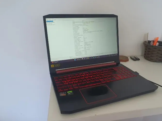 Notebook Gamer PC - Acer Nitro 5 - Ryzen 7 - Placa de Vídeo 1TB