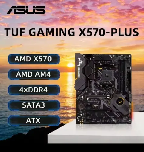Placa mãe asus tuf gaming x570 plus br 
