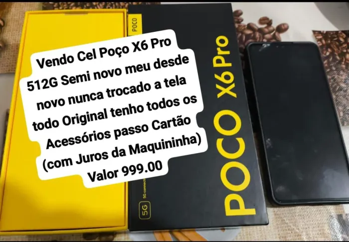 Celular Poço X6 Pro 512g