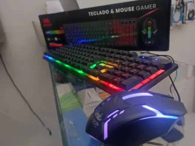 Kit teclado e mouse gamer - Novo