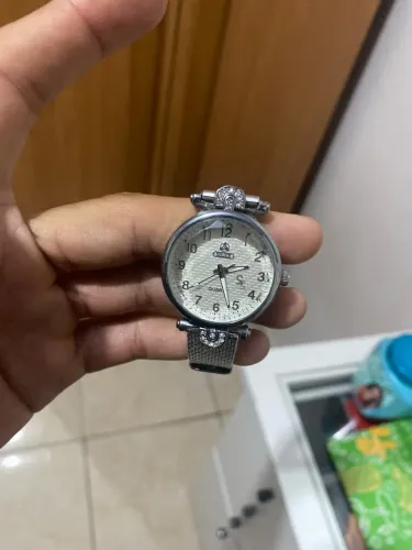 RELÓGIO FEMININO PRATEADO