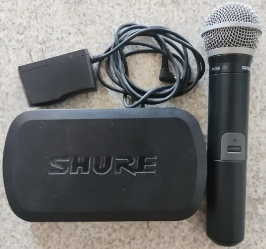 Microfone wireless Shure PG4 + PG58 + BRINDE