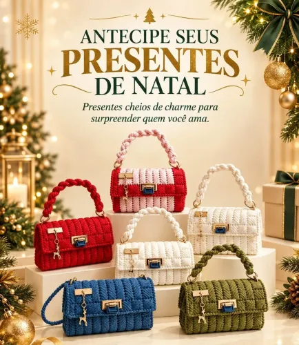 Bolsas na tela feitas a mão