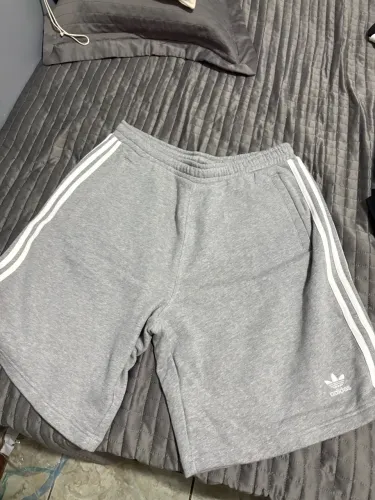 Bermuda Adidas Originals 3-Stripes Cinza Mescla XL