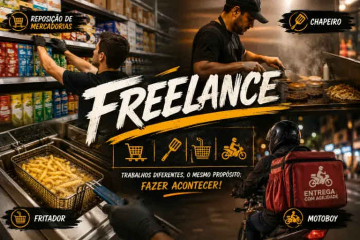 Faço Freelance em Cozinha, restaurantes e lanchonetes