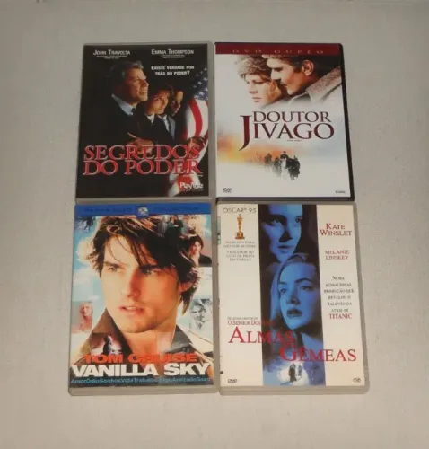 Filmes DVD Vanilla Sky , Box Woody Allen , Almas Gêmeas , Karatê Kid e Outros
