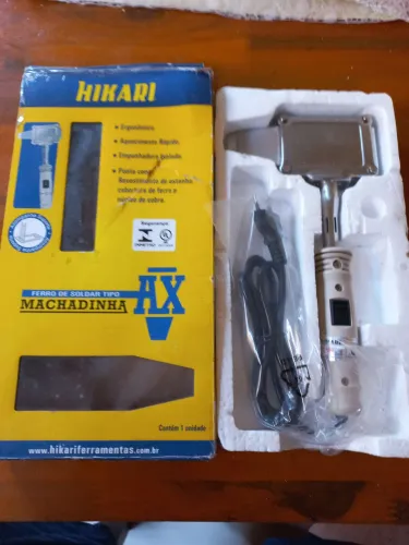 Ferro de solda tipo machadinha Hikari AX 250 127V