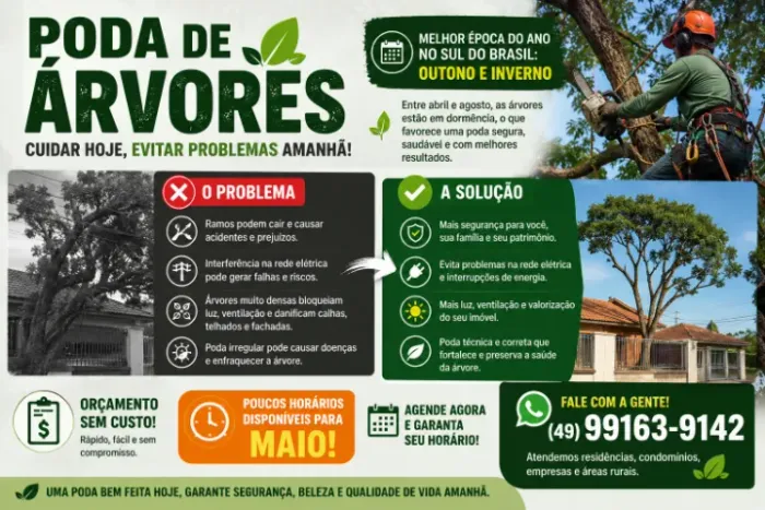 Podas de árvores