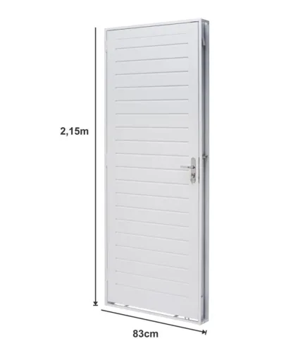 Porta de Aço Lambri 215x83cm