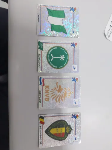 Figurinhas brilhantes - Copa do Mundo de 1998