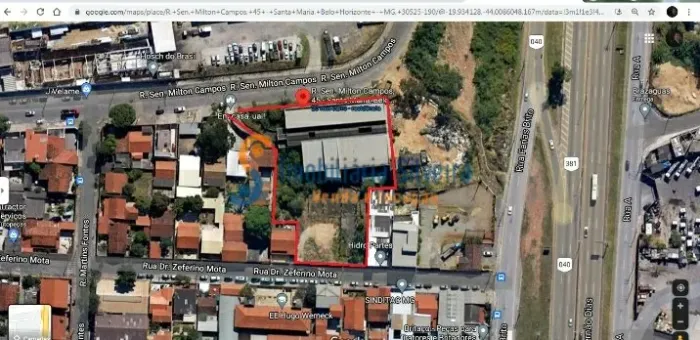 Terreno com área aproximadamente de 5 mil metros quadrado Bairro Santa Maria / Califórnia