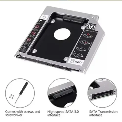Adaptador Caddy Universal P/ Hd/ssd/sata 12,7mm Fy-481