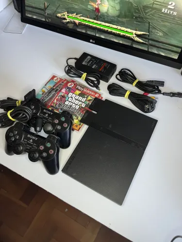 PlayStation 2 ( ps2 ) usado controles originais