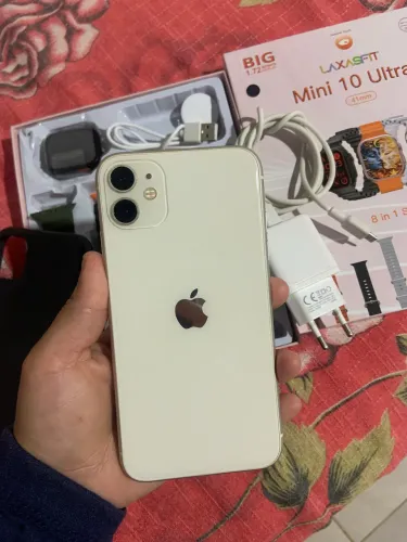 iPhone 11 128GB + Relógio digital