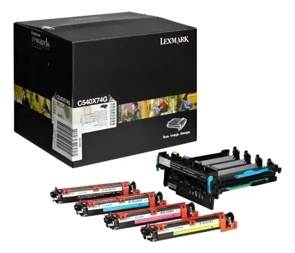 Lexmark C540x74g Kit Unidade De Imagem Magenta Yellow Cyan E Preto