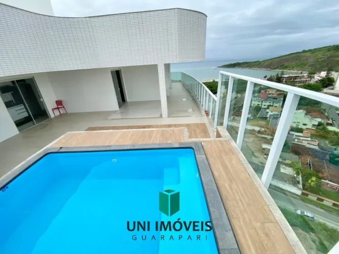 Linda Cobertura de 4 quartos com piscina e vista para o mar na Praia do Morro - Guarapari