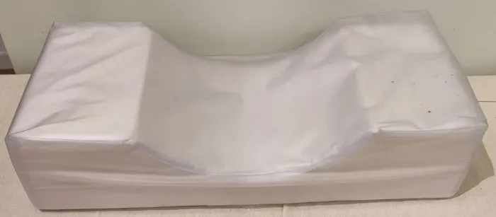 Almofada Lash Pillow Branca para Extensão de Cílios com Bolsos