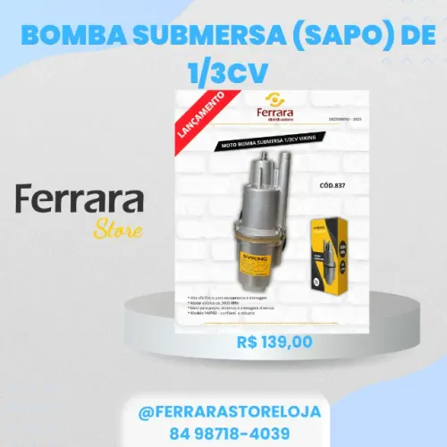 Bomba submersa 1/3 cv - Viking