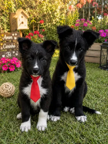 Filhotes de Border collie machos promoção hoje