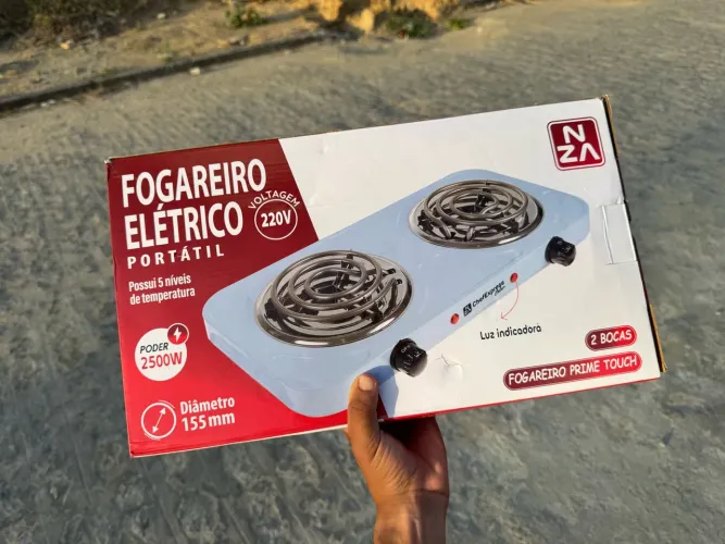Fogão Elétrico 2500W 2 BOCAS!! LACRADO!! PROMOÇÃO!!