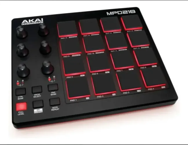 Pad Controlador Akai Mpd218 Usb Midi 16 Teclas