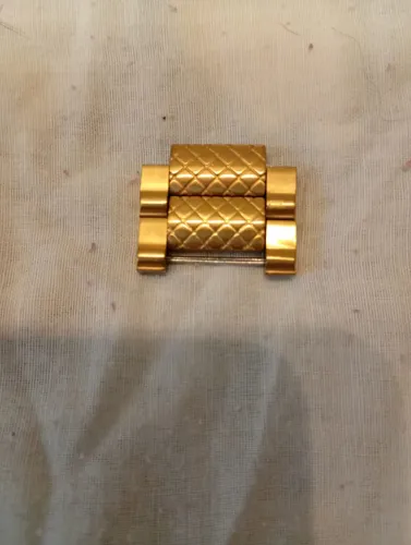 2x Elos Gomos Invicta Subaqua Noma 3 Aço Dourado 2.6cm