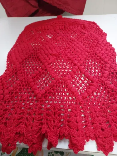Capa de água em crochê feito a mão