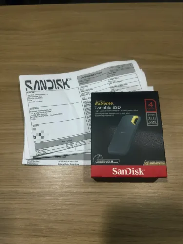 SSD Externo SanDisk Extreme Portable 4TB - Lacrado | Com Garantia