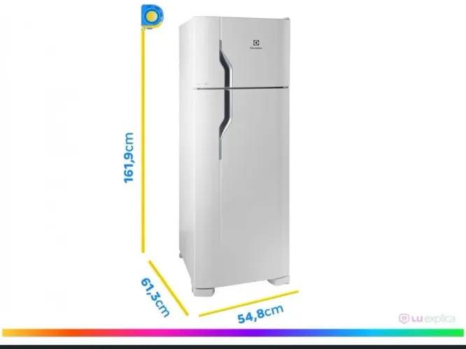 Geladeira/Refrigerador Electrolux Cycle Defrost Duplex Branco 260L DC35A