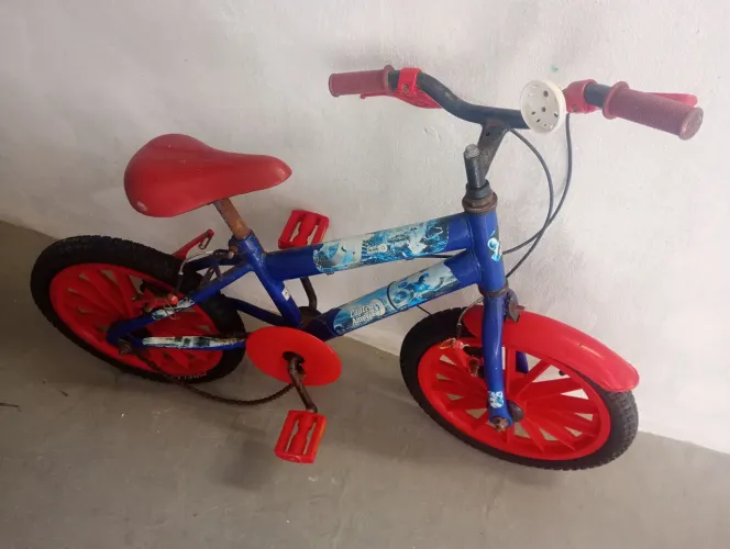 Bicicleta infantil aro 16 precisa lixa pintar 