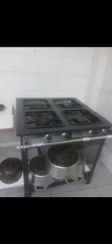 Fogão de 4 bocas de alta pressão