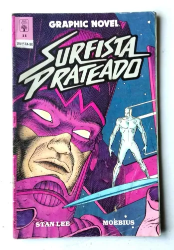 Gibi Quadrinho - Graphic Novel nº 11 Surfista Prateado - Marvel - 1991