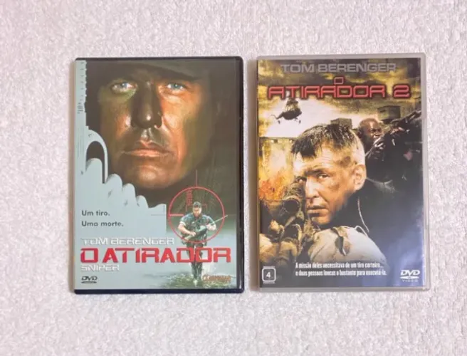 DVD Duplo "O Atirador" e "O Atirador 2" (Sniper) Com Tom Berenger