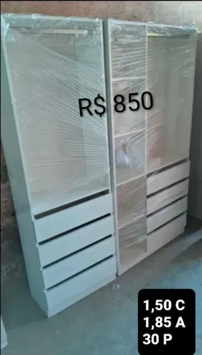 Closet tipo roupeiro 8 gavetas novo (Entregamos direto da fábrica)