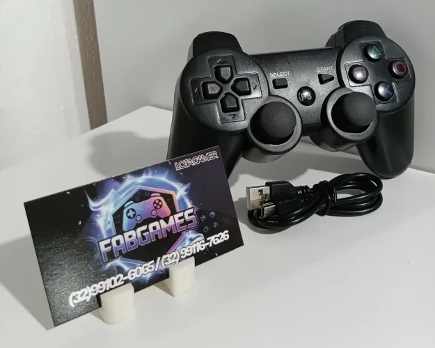 Controle PS3 paralelo sem fio. Usado. Aqui na LOJA FABGAMES 
